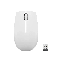 Mouse Wireless Lenovo 300 Compact, Alb