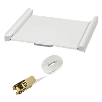 Kit montare verticala pentru uscatoare Xavax 111363,  Alb