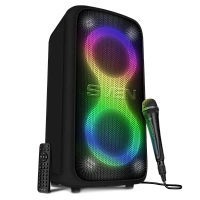 Partybox SVEN "PS-960" 180W, TWS, Bluetooth, FM, USB,LED-display, 6000mA*h, Black