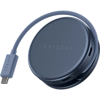Satechi OntheGo™ 5-in-1 Multiport Indigo, USB-C Host, USB-C PD60W, USB-C 3.2Gen1, USB-A 3.2Gen1, SD