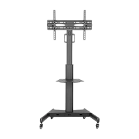 Suport pentru TV pe picior Reflecta TV Stand 65P-Shelf, #23197, Negru