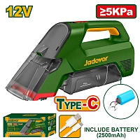 Aspirator cu injecție-extracție pentru spălare tapițerii cu acumulator 12V; Jadever