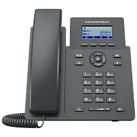 Telefon IP Grandstream GRP2601P, Negru