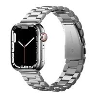 Curea pentru ceas Spigen Modern Fit, Oţel inoxidabil, Argintiu