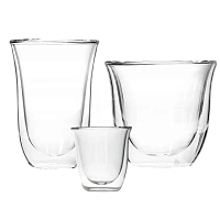 Set de pahare DeLongh DLSC302, 6 buc, Transparent