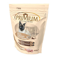 GHEDA hrana pentru pisici   Primium Adulto Sterilizzato pro urinario 400g