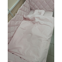 Borduri de protecție pentru pătuc Pink Dots