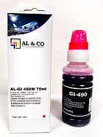Cerneală Canon Premium compatibilă GI-490M Magenta for PIXMA G1400/ 1410/ 2400/ 2410/ 3400/ 3410 70ml