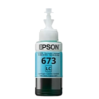 Recipient de cerneală Epson T673, 70ml, Albastru Deschis