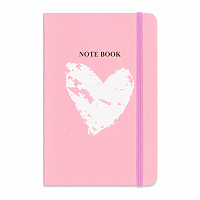 Carnet A5 cu elastic, 80 file dictando, coperta tare premium cu design pastel artistic