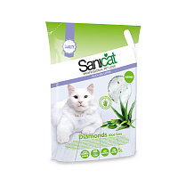SANICAT DIAMONDS ALOE VERA 15 L, așternut pentru litiere