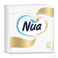NUA Servetele de masa  2str. 40*40cm  50buc  albe