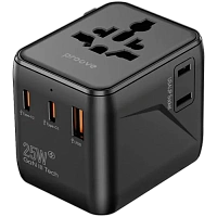 Travel Adapter Proove Trip, 25W, Black