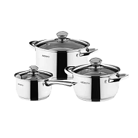 Set de vase Ardesto AR1906PS, Oțel inoxidabil