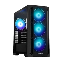 Carcasă PC Chieftec APEX Lumo, Midi-Tower, Fără PSU, Negru