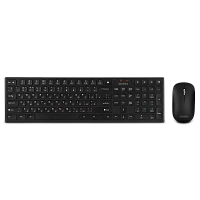 Set Tastatură + Mouse SVEN KB-C2550W, Fără fir, Negru