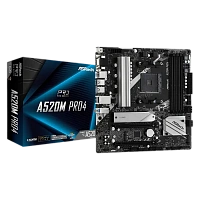 Placă de bază ASRock A520M PRO4, AM4, AMD A520, Micro-ATX