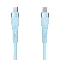 Cablu de încărcare Nillkin Type-C to Type-C Cable, Flowspeed, USB Type-C/USB Type-C, 1,2m, Albastru