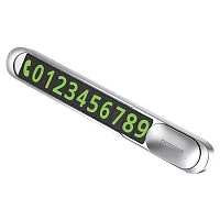 Cartela de parcare Proove Metal Lock, Argintiu