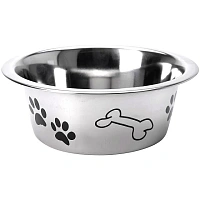 Castron pentru animale Pets 0.75l, D17X6cm, inox