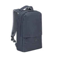 Rucsac pentru Laptop RivaCase Prater, 15.6", Poliester, Gri închis