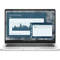 Laptop Business 14" DELL Pro 14 PC14255, Platinum Silver, AMD Ryzen AI 7 350, 16GB/512GB, Windows 11 Pro