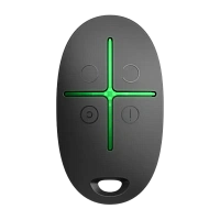 Buton de urgență Ajax SpaceControl, Negru