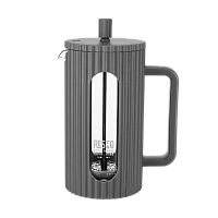 Cafetiera French Press RESTO 90535, 1L, Gri inchis