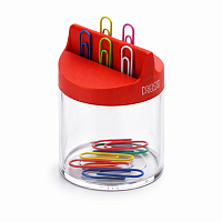 Dispenser agrafe magnetic CASSA, suport agrafe birou cu magnet pentru organizare agrafe hartie, distribuitor agrafe metalice pentru birou, fara agrafe incluse