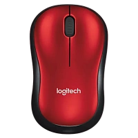 Mouse Wireless Logitech M185, Roșu