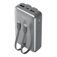 Acumulator extern Rivacase VA2612, 20000mAh, Argintiu