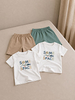 Costum pentru băieți: tricou și pantaloni scurți „Rachetă”, Turcia