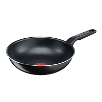 Tigaie WOK Tefal C3841953, 28cm, Negru