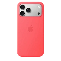 Husă Apple Silicone Case with MagSafe pentru iPhone 17 Pro Max, Bright Guava