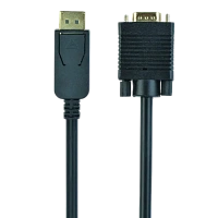 Cablu Video Cablexpert CCP-DPM-VGAM-6, DisplayPort (M) - VGA D-Sub (M), 1,8m, Negru