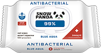 PANDA Servetele umede p/u miini si corp cu efect antimicrob 100 buc Blue Agua