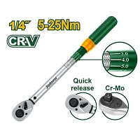 Cheie dinamometrică 1/4" 5-25Nm (238mm) JDWQ1D14 Jadever