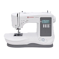 Mașină de cusut Singer Confidence 7640, Alb | Gri