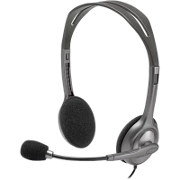 Căști Logitech H111, Gri