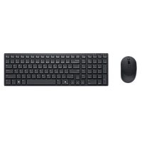 Set Tastatură + Mouse DELL KM555, Fără fir, Negru