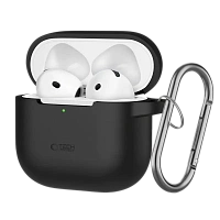 Husă pentru Airpods Tech Protect Hook, Negru
