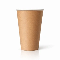 Pahar din hirtie 330ml KRAFT d80 (50 buc)