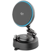 Car Mount With Wireless Charger Proove Jetlock Qi2.2 25W, Black