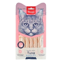 WANPY LICKABLE TREAT TUNA&SHRIMP for CAT 14gr*5/12 (PIWP-022)