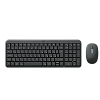 Set Tastatură + Mouse Logitech MK250, Fără fir, Negru