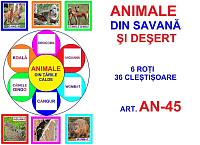 AN-45 Joc cu cleşte Animale din savană şi deşert