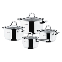 Set de vase Ardesto AR1908PS, Oțel inoxidabil