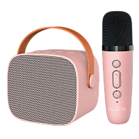 Microfon Karaoke Maxlife MXKS-100, Fără fir, Roz