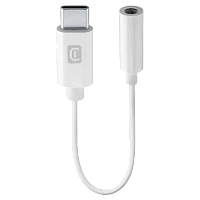 Audio Adaptor Cellularline Music Enabler Type-C, 3.5 mm/USB Type-C, 0,15m, Alb
