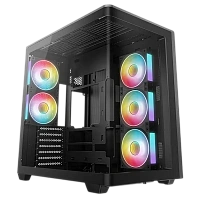 Case ATX Deepcool CG590U 5F, w/o PSU,3x120side 2x120rear ARGB PWM, 2xUSB3.0, 1xTypeC, Curved-Glass P